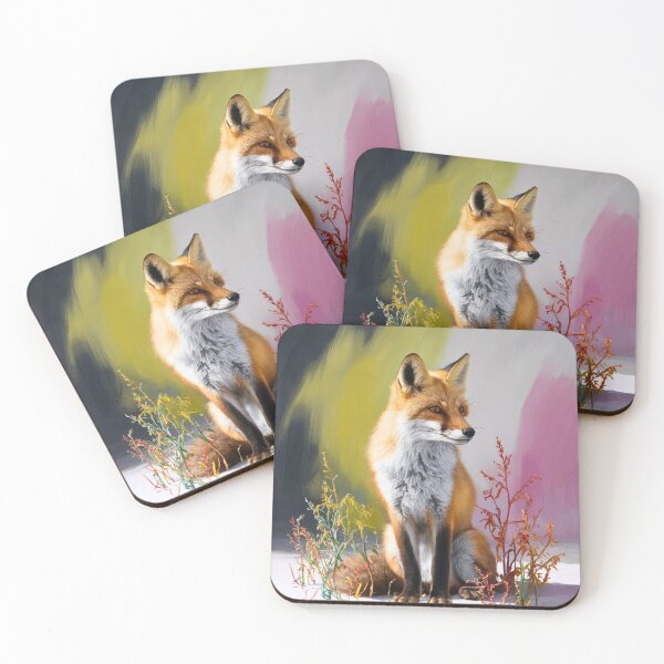 Artikelvorschau, Süßer Fuchs. Entzückender Fuchs, Aquarellfuchs, Fuchszeichnung, Blumenfuchs, Fuchsbild entworfen und verkauft von FoxVibes.