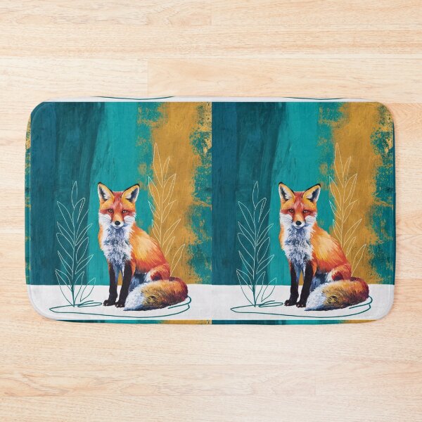 Item preview, Cute Fox. Adorable fox, watercolor fox, fox drawing, floral fox, fox image designed and sold by FoxVibes.