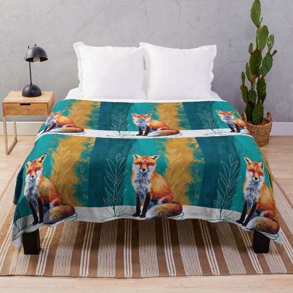 Artikelvorschau, Süßer Fuchs. Entzückender Fuchs, Aquarellfuchs, Fuchszeichnung, Blumenfuchs, Fuchsbild entworfen und verkauft von FoxVibes.