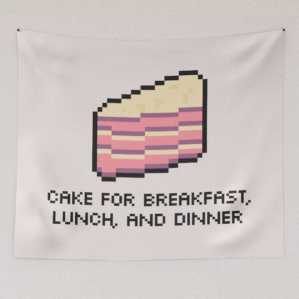 Item preview, delicious cake pixel art designed and sold by helixter.
