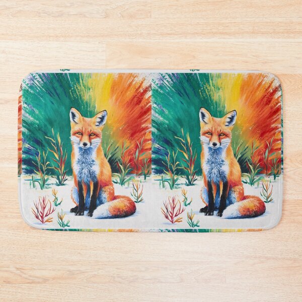 Item preview, Cute Fox. Adorable fox, watercolor fox, fox drawing, floral fox, fox image designed and sold by FoxVibes.