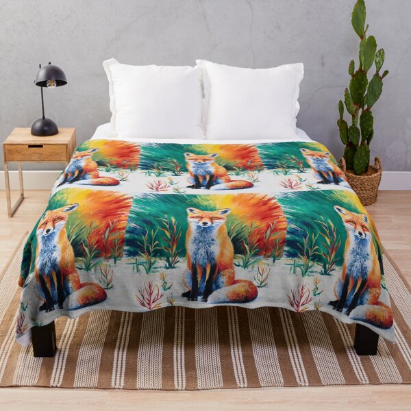 Artikelvorschau, Süßer Fuchs. Entzückender Fuchs, Aquarellfuchs, Fuchszeichnung, Blumenfuchs, Fuchsbild entworfen und verkauft von FoxVibes.