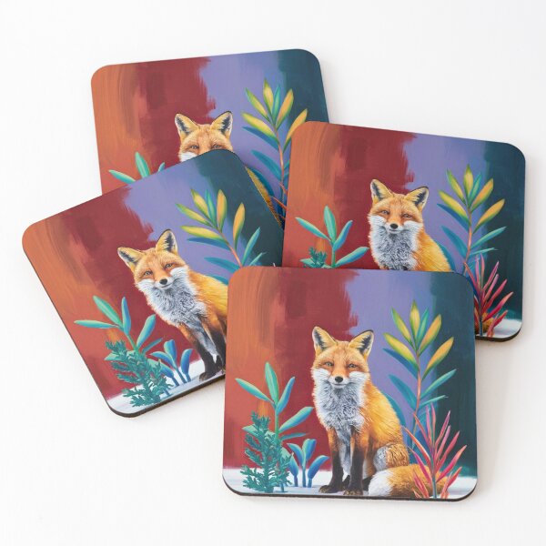 Artikelvorschau, Süßer Fuchs. Entzückender Fuchs, Aquarellfuchs, Fuchszeichnung, Blumenfuchs, Fuchsbild entworfen und verkauft von FoxVibes.