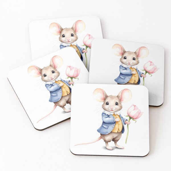 Item preview, Artistic Watercolor Mouse designed and sold by Victoria Riabov.
