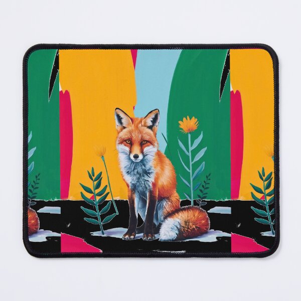 Item preview, Cute Fox. Adorable fox, watercolor fox, fox drawing, floral fox, fox image designed and sold by FoxVibes.