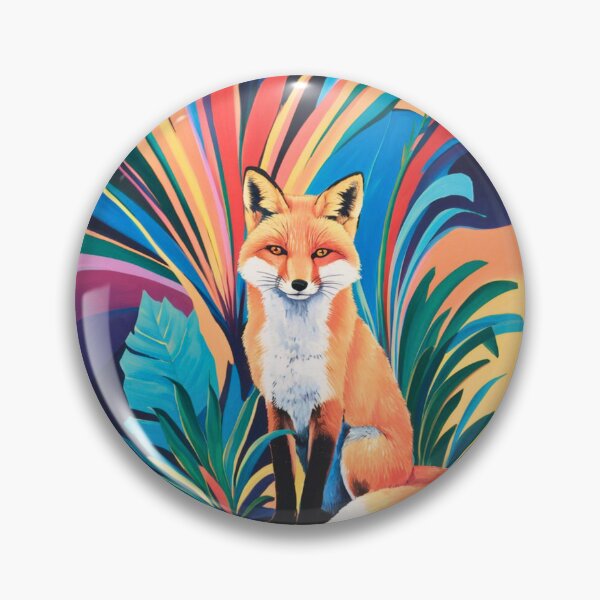 Item preview, Cute Fox. Adorable fox, watercolor fox, fox drawing, floral fox, fox image designed and sold by FoxVibes.