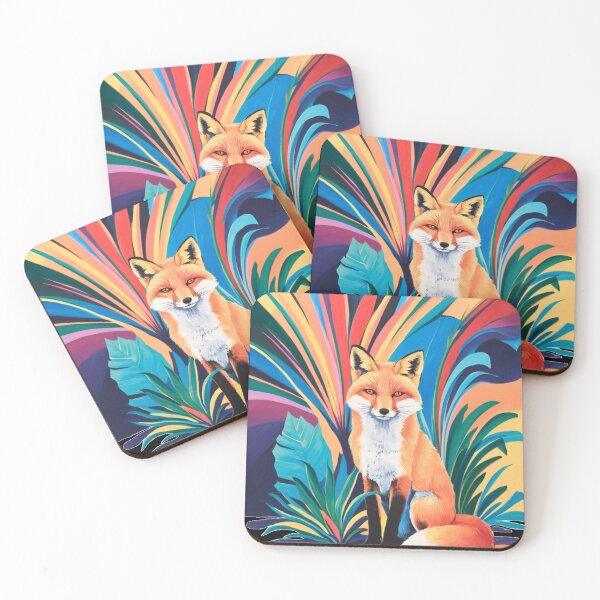 Item preview, Cute Fox. Adorable fox, watercolor fox, fox drawing, floral fox, fox image designed and sold by FoxVibes.