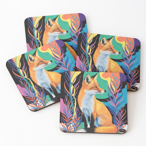 Artikelvorschau, Süßer Fuchs. Entzückender Fuchs, Aquarellfuchs, Fuchszeichnung, Blumenfuchs, Fuchsbild entworfen und verkauft von FoxVibes.