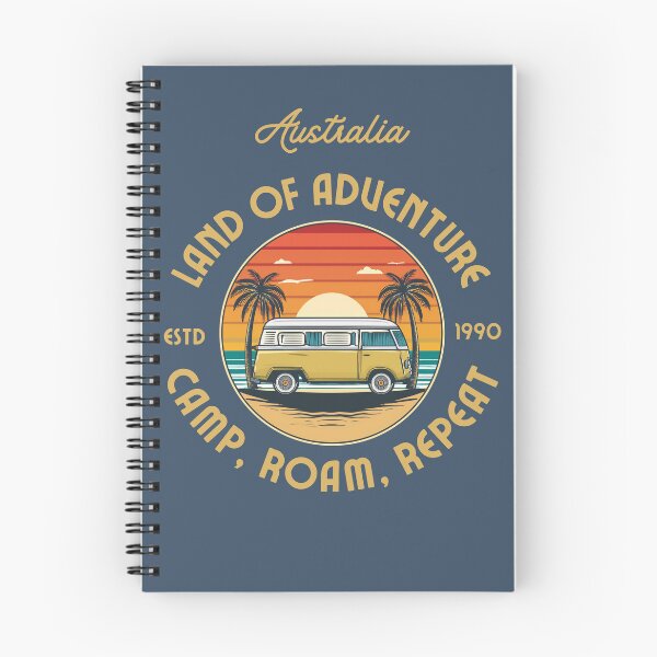 Item preview, Retro Camping Van Sunset - Land of Adventure designed and sold by inknships.