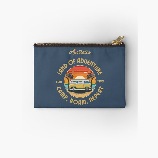 Item preview, Retro Camping Van Sunset - Land of Adventure designed and sold by inknships.