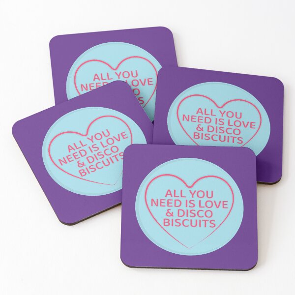 Item preview, Love and Disco Biscuits  designed and sold by modernistdesign.