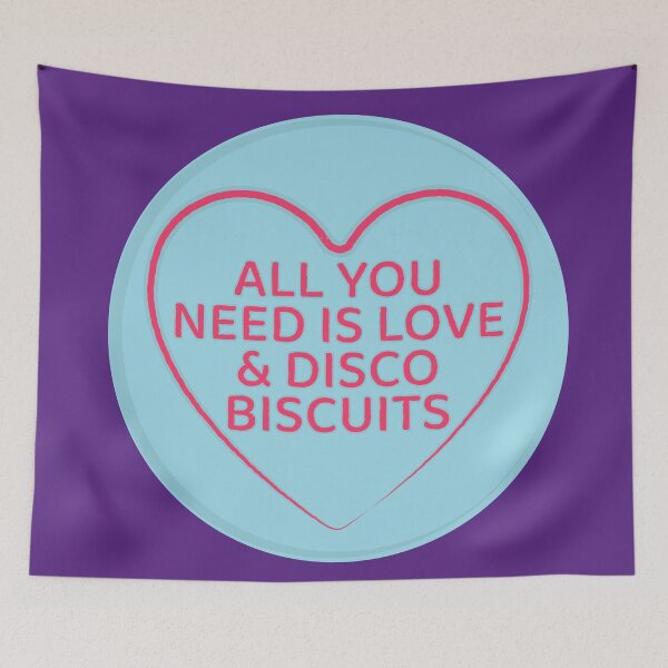 Item preview, Love and Disco Biscuits  designed and sold by modernistdesign.