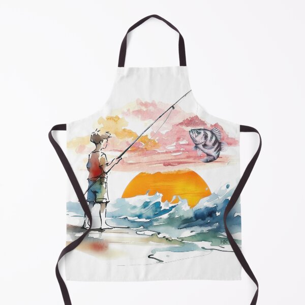 Item preview, Saltwater Sunset Surf Fishing designed and sold by HausKatz.
