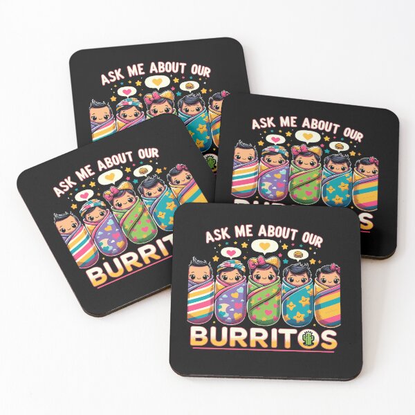 Item preview, Ask Me About Our Burritos NICU Nurse Taco Burrito Pun designed and sold by Dressed For  Duty.