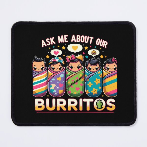 Item preview, Ask Me About Our Burritos NICU Nurse Taco Burrito Pun designed and sold by Dressed For Duty.