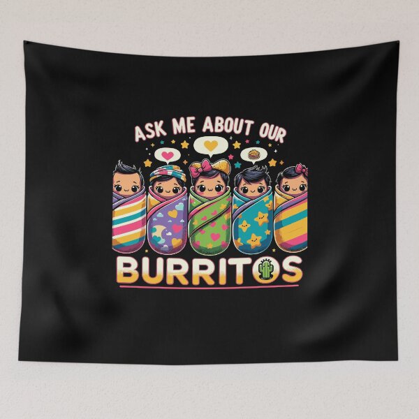 Item preview, Ask Me About Our Burritos NICU Nurse Taco Burrito Pun designed and sold by Dressed For  Duty.