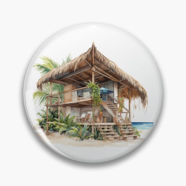 Item preview, Rustic Beach Bungalow designed and sold by New-School-Wave.