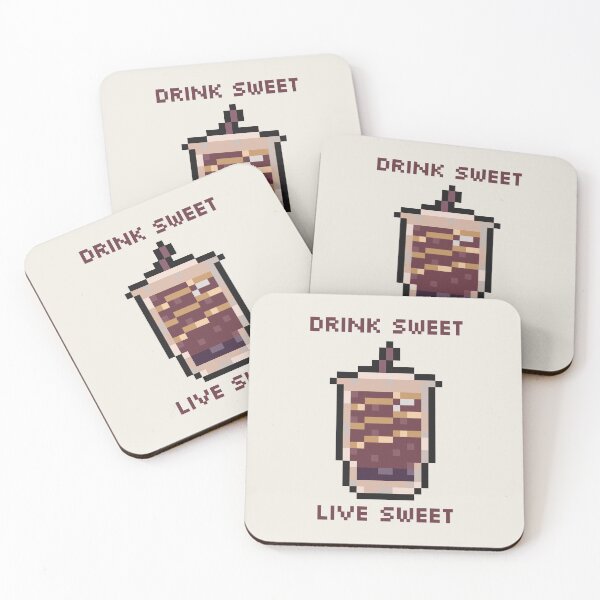 Item preview, sweet drink pixel art designed and sold by helixter.