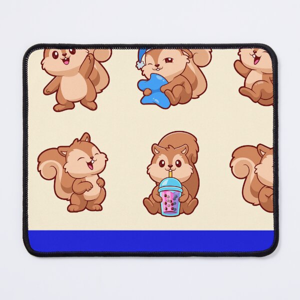 Item preview, 6 Squirrel Cartoon Vector Icon Illustrations designed and sold by hjian8219.