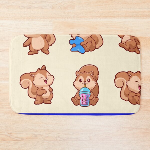 Item preview, 6 Squirrel Cartoon Vector Icon Illustrations designed and sold by hjian8219.