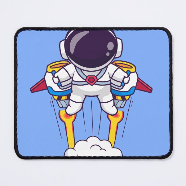 Item preview, Cute Astronaut Flying with Rocket Cartoon Vector Icon Illustration designed and sold by hjian8219.
