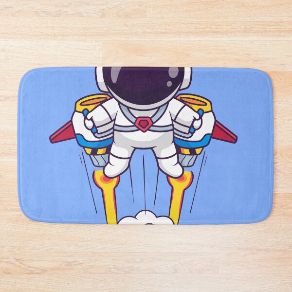 Item preview, Cute Astronaut Flying with Rocket Cartoon Vector Icon Illustration designed and sold by hjian8219.