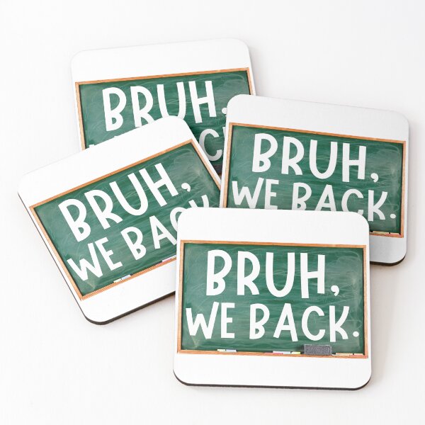 Item preview, Bruh we back first day of school back to school designed and sold by Comfy Creations.