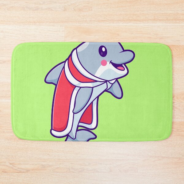 Item preview, Cute Dolphin King with Crown Cartoon Vector Icon Illustration designed and sold by hjian8219.