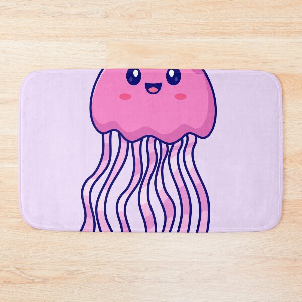 Item preview, Cute Jellyfish Swimming Cartoon Vector Icon Illustration designed and sold by hjian8219.
