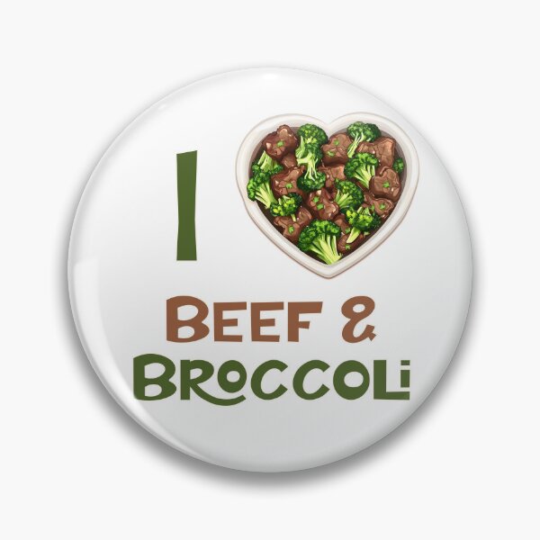 Aperçu de l'œuvre J'aime le bœuf et le brocoli créée et vendue par DigitalToast.