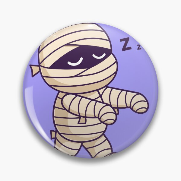 Item preview,  Cute Mummy Sleepy Cartoon Vector Icon Illustration designed and sold by hjian8219.