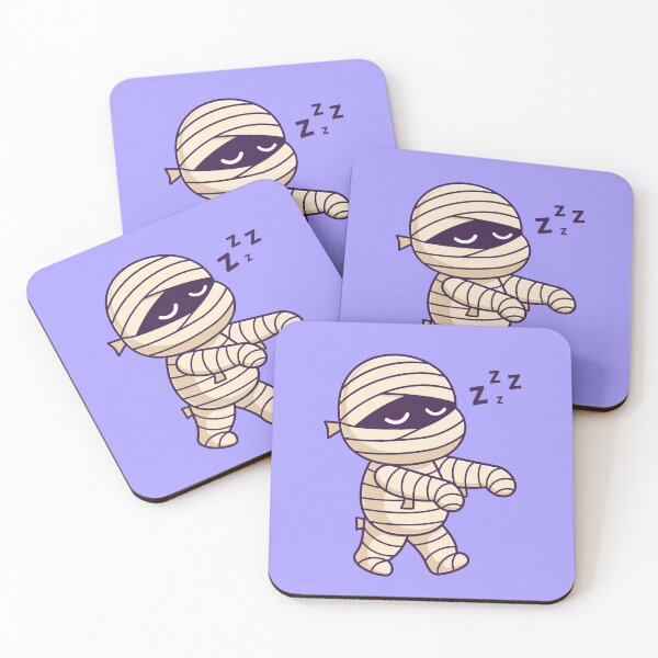 Item preview,  Cute Mummy Sleepy Cartoon Vector Icon Illustration designed and sold by hjian8219.