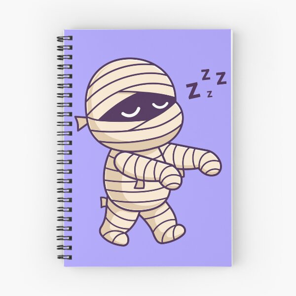 Item preview,  Cute Mummy Sleepy Cartoon Vector Icon Illustration designed and sold by hjian8219.