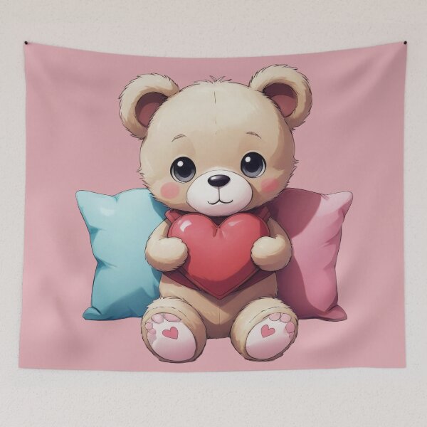 Aperçu de l'œuvre Ours en peluche Kawaii  créée et vendue par RaeWhimsy.