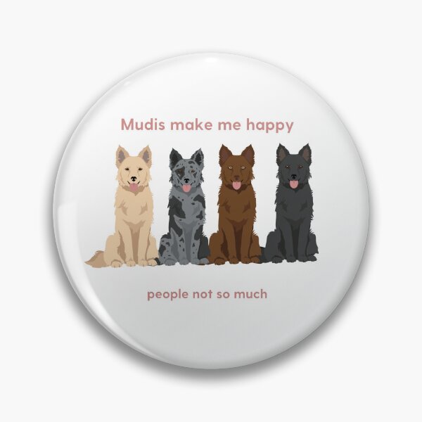 Item preview, Hungarian Mudi Dog, Mudis Make me happy designed and sold by thedoglovershop.