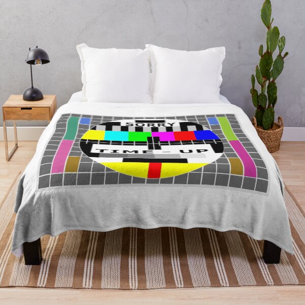 Item preview, Retro old TV test card. "Sorry Time Up" designed and sold by LaughingProf.