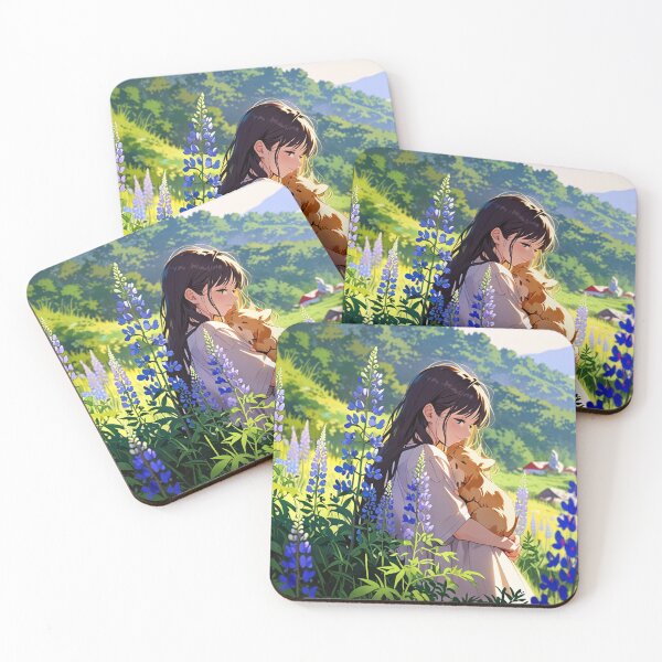 Item preview, Scene of cute lupines. designed and sold by PatDoArt.