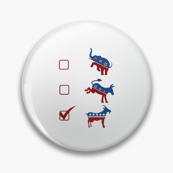 Item preview, Vote The Goat designed and sold by ANNINOART ⭐⭐⭐⭐⭐.