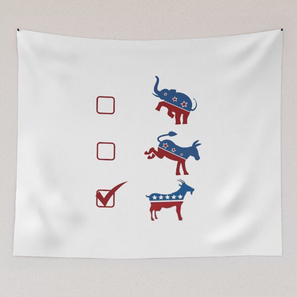 Item preview, Vote The Goat designed and sold by ANNINOART ⭐⭐⭐⭐⭐.