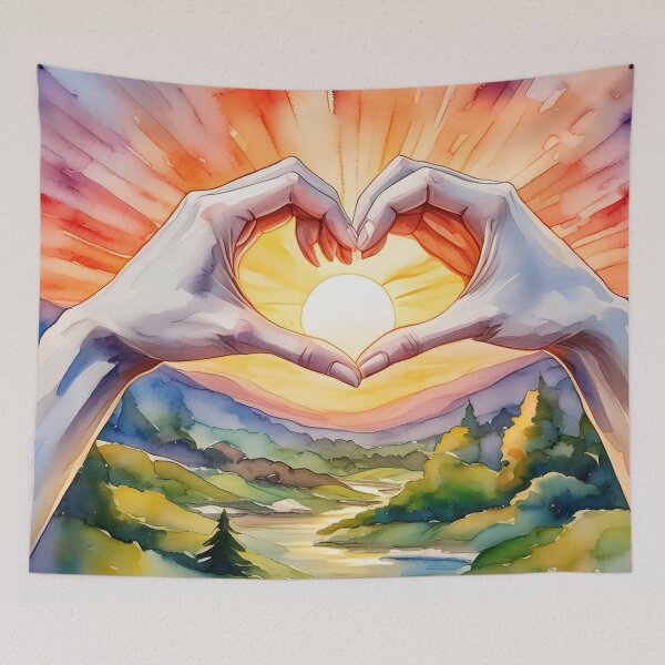 Item preview, Hands in heart shape designed and sold by EnchantedWishes.