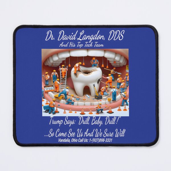 Item preview, Dr. Langdon DDS ~Drill White 2 designed and sold by Hall-O-Gram.