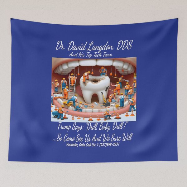 Item preview, Dr. Langdon DDS ~Drill White 2 designed and sold by Hall-O-Gram.