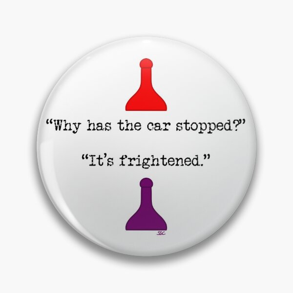 Item preview, Clue It's Frightened Quote designed and sold by SpectreSparkC.
