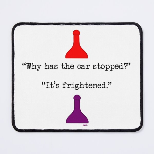 Item preview, Clue It's Frightened Quote designed and sold by SpectreSparkC.