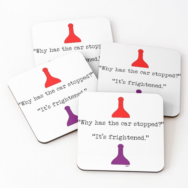 Item preview, Clue It's Frightened Quote designed and sold by SpectreSparkC.