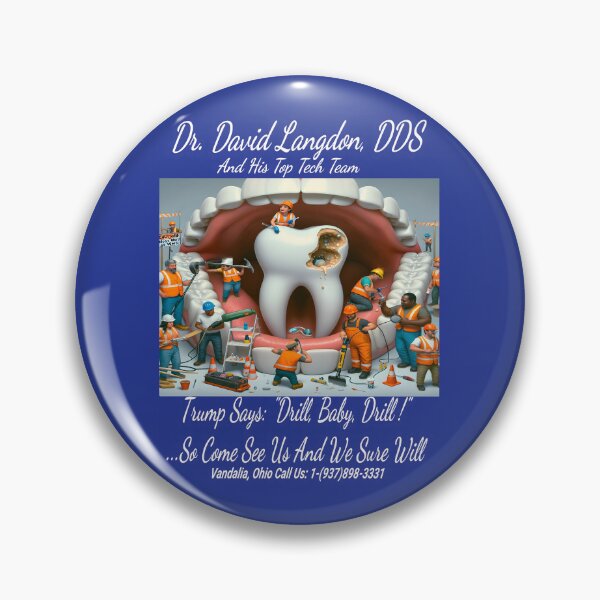 Item preview, Dr. Langdon DDS ~Drill White 3 designed and sold by Hall-O-Gram.