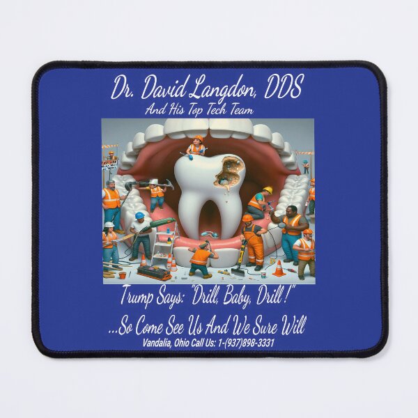 Item preview, Dr. Langdon DDS ~Drill White 3 designed and sold by Hall-O-Gram.