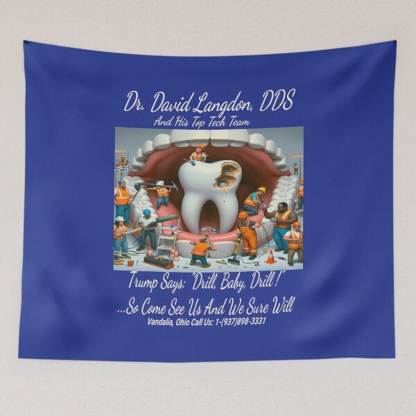Item preview, Dr. Langdon DDS ~Drill White 3 designed and sold by Hall-O-Gram.