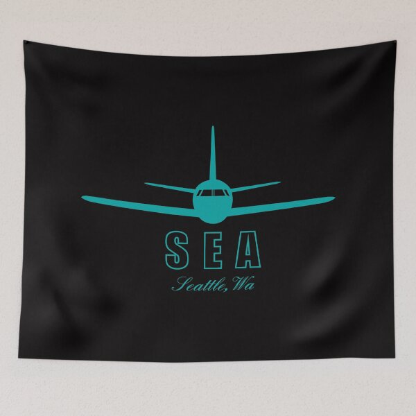 Item preview, SEA Seattle Wa Washington Airport Code designed and sold by Lartheviking.