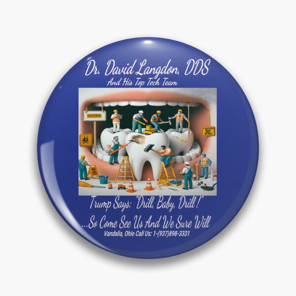 Item preview, Dr. Langdon DDS ~Drill White 4 designed and sold by Hall-O-Gram.